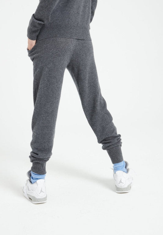 Pantalon femme en cachemire gris anthracite - LILLY 11