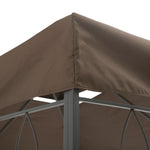 Toldo de repuesto para cenador marrón 3 x 4 m