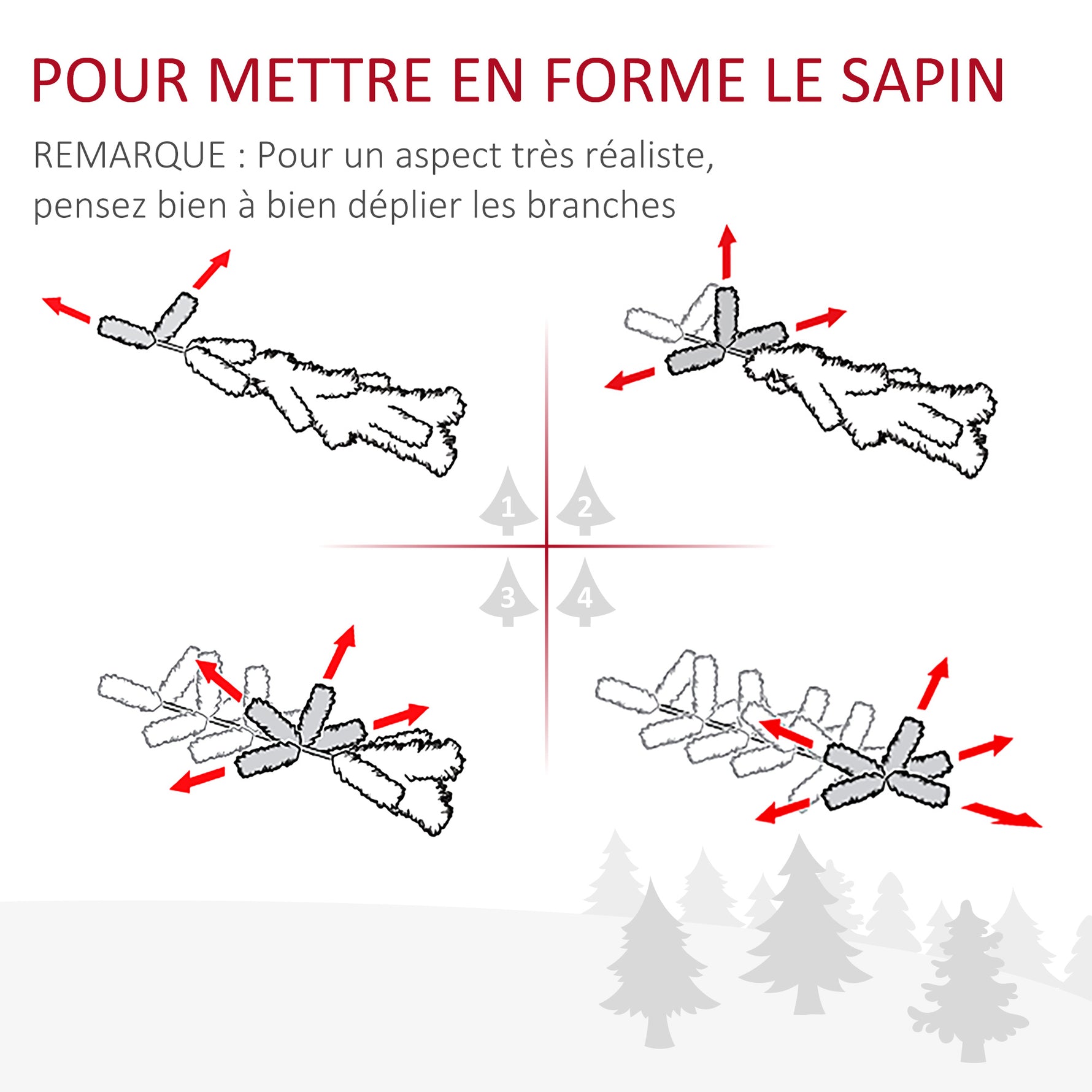 Sapin de Noël Artificiel Arbre de Noël Lumineux 120cm en Fibre Optique Deco Noël lumière à Variation de Couleurs 130 LED Vert