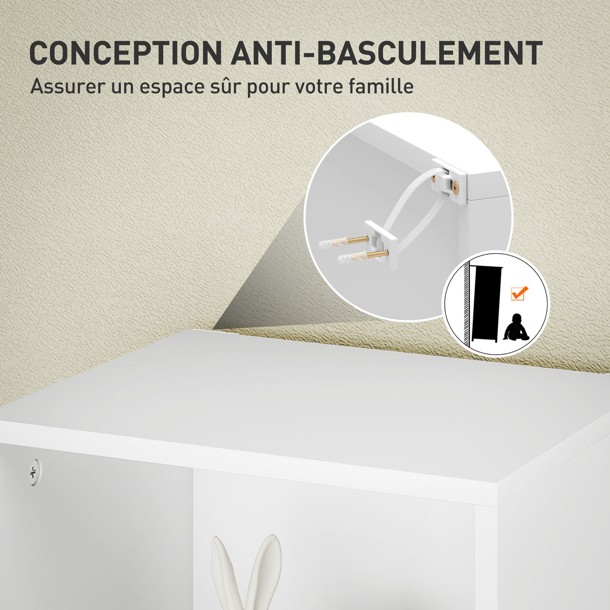 Bibliothèque étagère de rangement 5 niveaux avec étagères réglables pour salon, chambre, bureau, 30x24x133,5cm, blanc