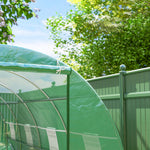Serre de Jardin Tunnel en Métal Vert