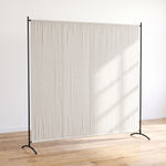 Paravent Extérieur à Panneau Unique, Séparateur de Pièce de 180H cm avec Protection UV30+, Beige