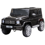 Voiture véhicule électrique enfant licence officielle Mercedes 12 V télécommande parentale, V. Max. 5 Km/h - noir-0