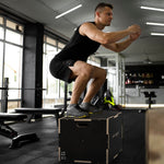 Box Jump pliométrie 3 en 1 boîte à saut musculation fitness pour box training en bois, 30,5/35,5/40,5H cm