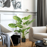 Plante artificielle arbre artificiel monstera deliciosa avec pot inclus hauteur 120 cm intérieure vert