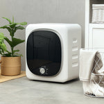 Sèche linge à évacuation électrique 800 W 4 Kg avec 5 modes de séchage, cuve en acier inoxydable, charge frontale