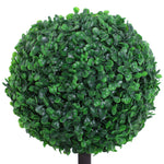 Buis Artificiel topiaire Artificielle en Forme de Boules dim. Ø 30 x 112H cm Vert