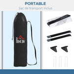 Lot de 2 cages de football système Pop Up avec sac de transport et piquets de fixation