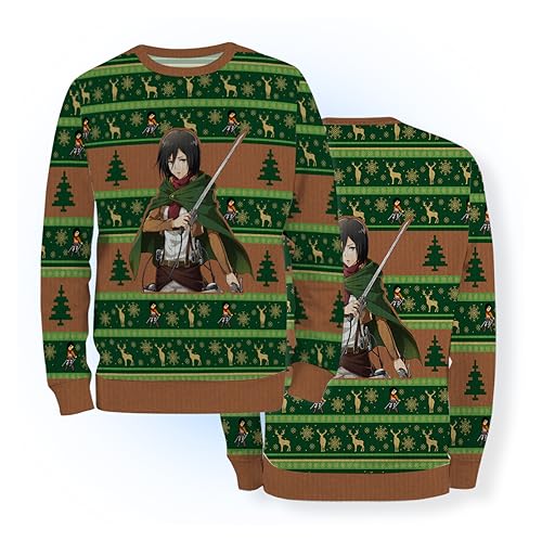 Pull de Noël AOT Mikasa