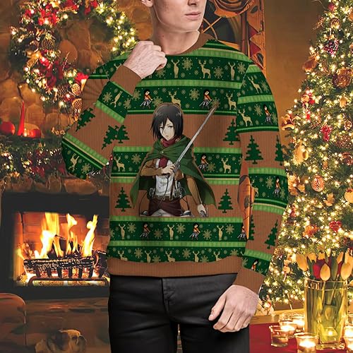 Pull de Noël AOT Mikasa