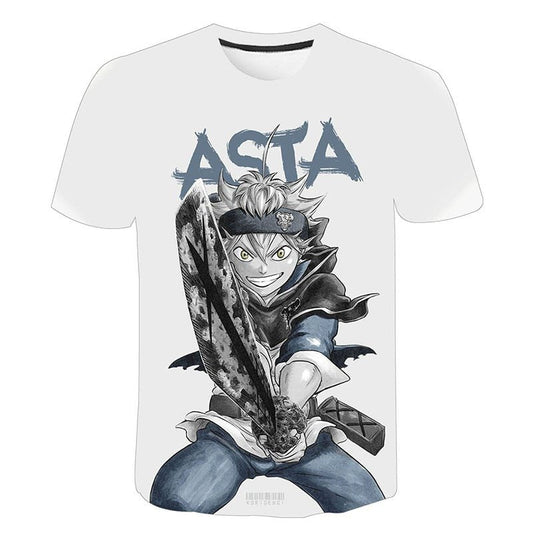 Black Clover Asta Attack Mode 3D T-shirt-0