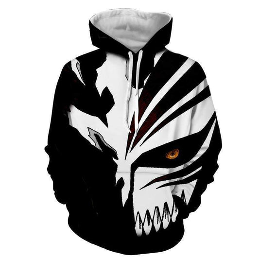 Sweat à Capuche Ichigo 3D - Style Masque Bleach
