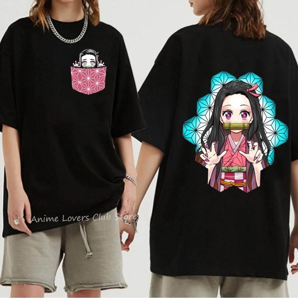 Nezuko Kawaii 3D T-Shirt Demon Slayer