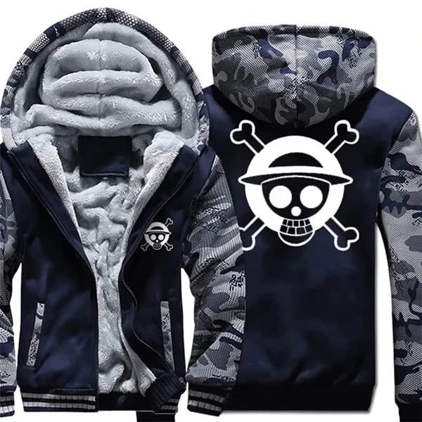 Sweat à Capuche One Piece – Emblème Mugiwara Style Guerre