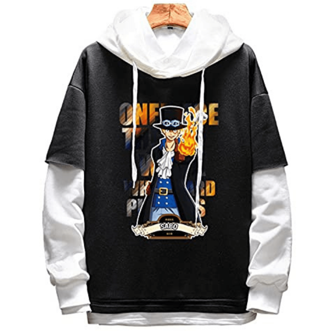 Sweat à Capuche One Piece – Sabo Pose Épique Style 1