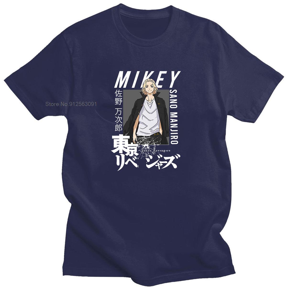 Tokyo Revengers Mikey New Tshirt Cotton Casual-1