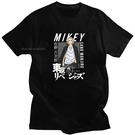 Tokyo Revengers Mikey New Tshirt Cotton Casual-0