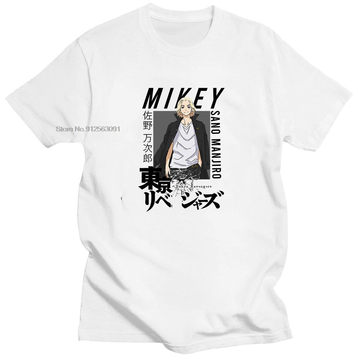 Tokyo Revengers Mikey New Tshirt Cotton Casual-2
