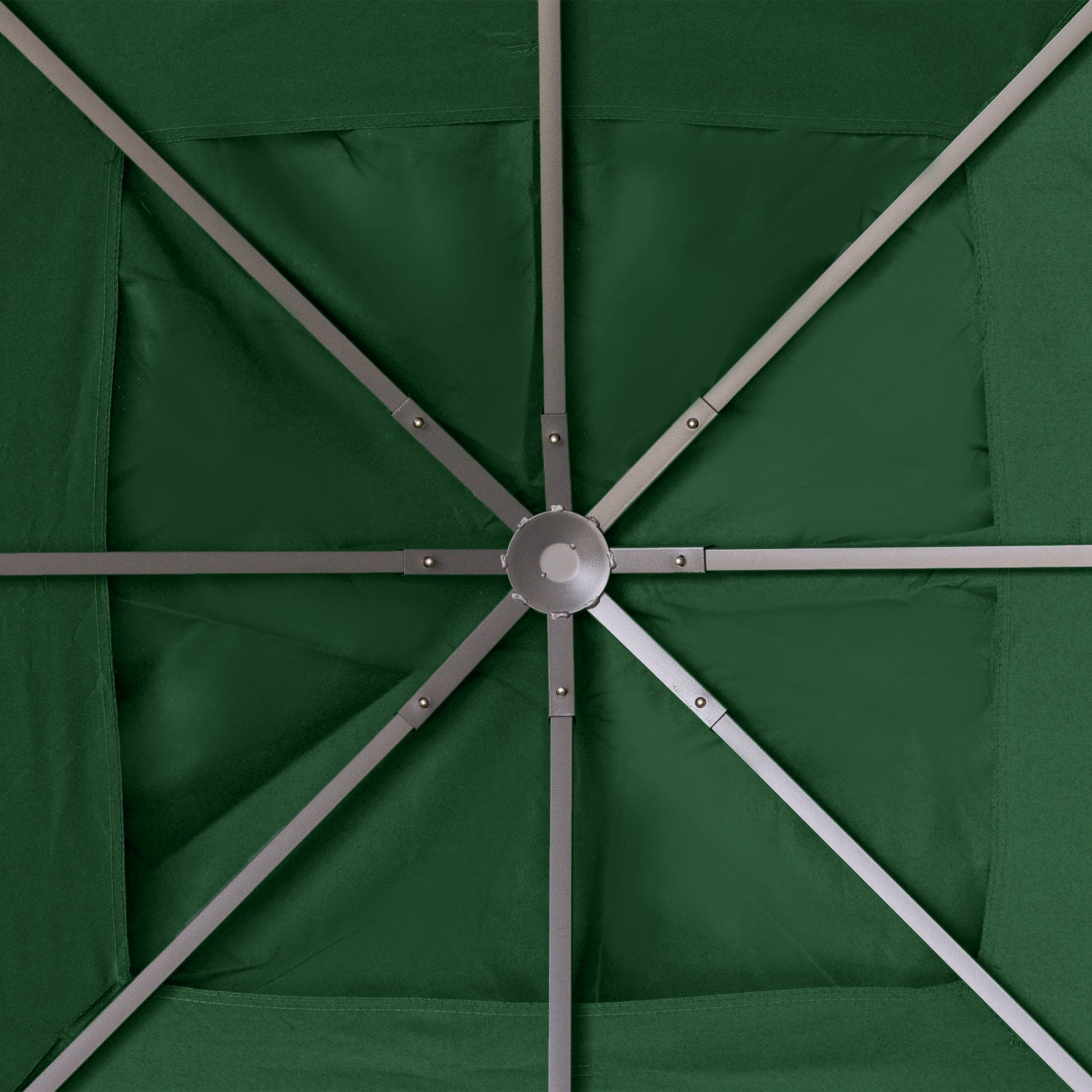 Toile de rechange pour pavillon toit de remplacement gazebo tissu polyester haute densité 180 g/m² anti-UV 3 x 3 m vert