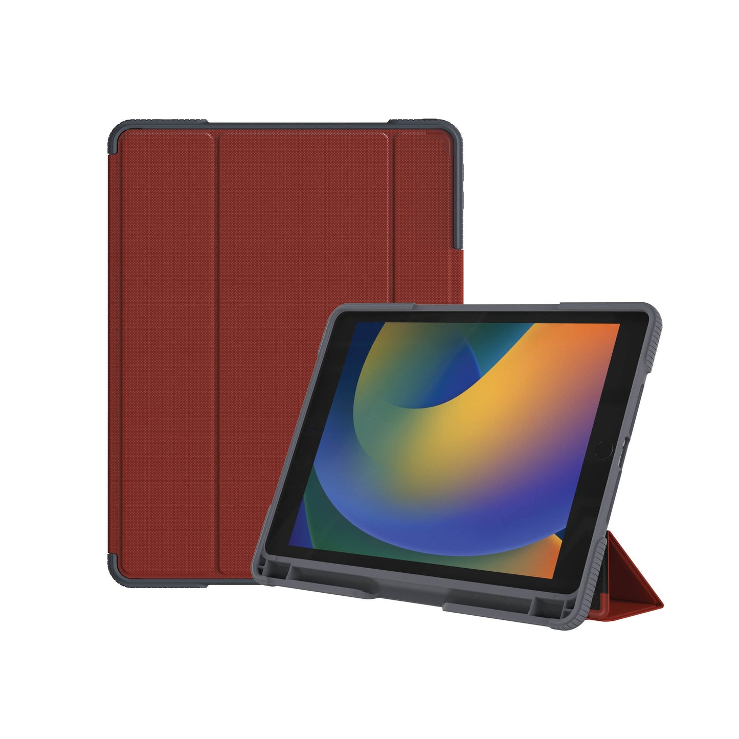 Folio Academy iPad 10.2 (7/8/9th gen) Rouge Polybag-0