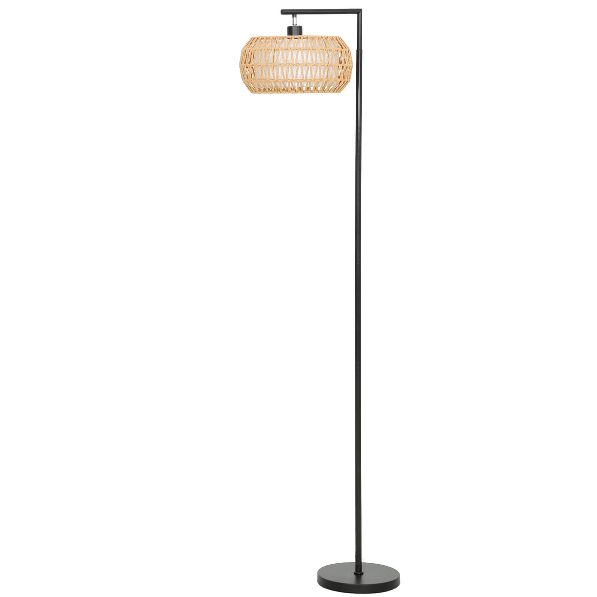 Wohnzimmer-Stehleuchte, dimmbare Stehlampe, 3 Farbtemperaturen, Fernbedienung, 52x33x170cm, schwarz