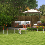 Set van 4 agility-onderdelen - agility-hoopers - trainingsbogen voor honden, hindernis met draagtas