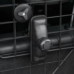 Grille de protection universelle pour chien barrière de sécurité de voiture pour chiens largeur ajustable 90-120 cm noir