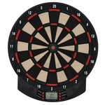 Cible jeu de fléchettes électronique 26 Jeu principals et 185 jeux variations cibles électroniques pour 8 joueurs 30 flechette pointe affichage LCD haut-parleur noir