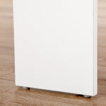Table à manger pliante, table pliante cuisine extensible jusqu'à 6 personnes, pour petits espaces, salle à manger, blanc-7