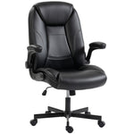 Chaise bureau ergonomique fauteuil de bureau accoudoirs relevables hauteur réglable fonction bascule noir