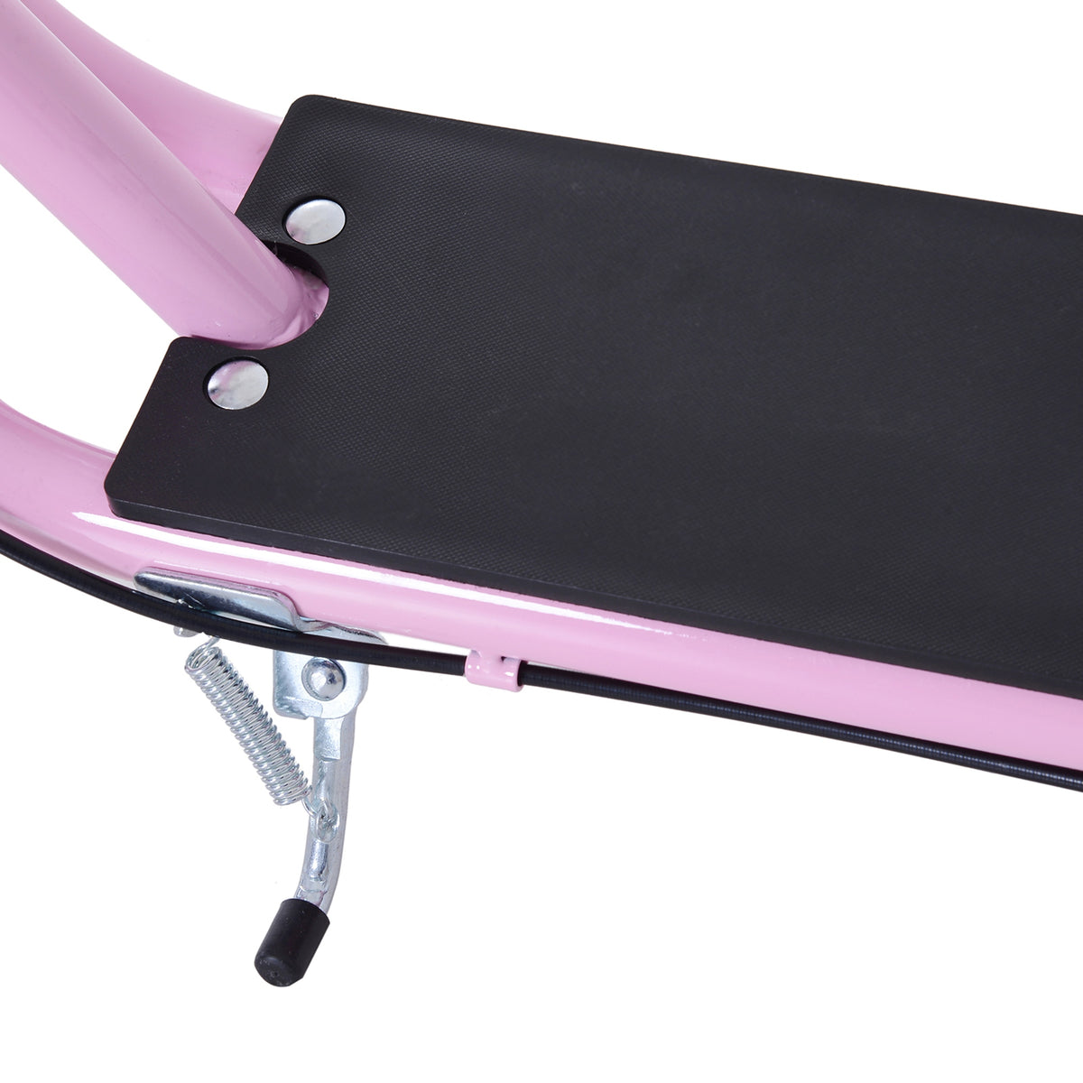 Trottinette patinette Grandes Roues pneumatiques Ø 41 cm avec pegs Rose