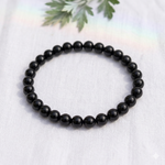 Bracelet en Obsidienne noire