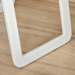 Miroir sur Pied et Mural rectangulaire dim. 37L x 43l x 156H cm Bois Aspect Blanc