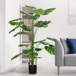 Plante artificielle arbre artificiel monstera deliciosa avec pot inclus hauteur 180 cm intérieure vert