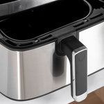 Olio gabeko aire-frijigailua, Air Fryer, konpartimentu bikoitza 8,5 L, 2700 W - 8 programa, tenperatura erregulagarria, tenporizadorea