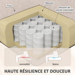 Fauteuil releveur électrique massage et chauffage avec repose-pied, dossier inclinable, télécommande et poche latérale