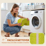 Parcours motricité bébé 5PCS, module en mousse souple avec housse en velours côtelé, multicolore