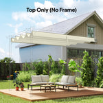 Toile de toit de rechange pour pergola toile de remplacement protection solaire Anti-UV 30+ pour pergola de 3 x 2 m