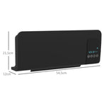 Radiateur soufflant mural chauffage céramique PTC - 1000 W / 2000 W oscillation minuterie avec télécommande noir