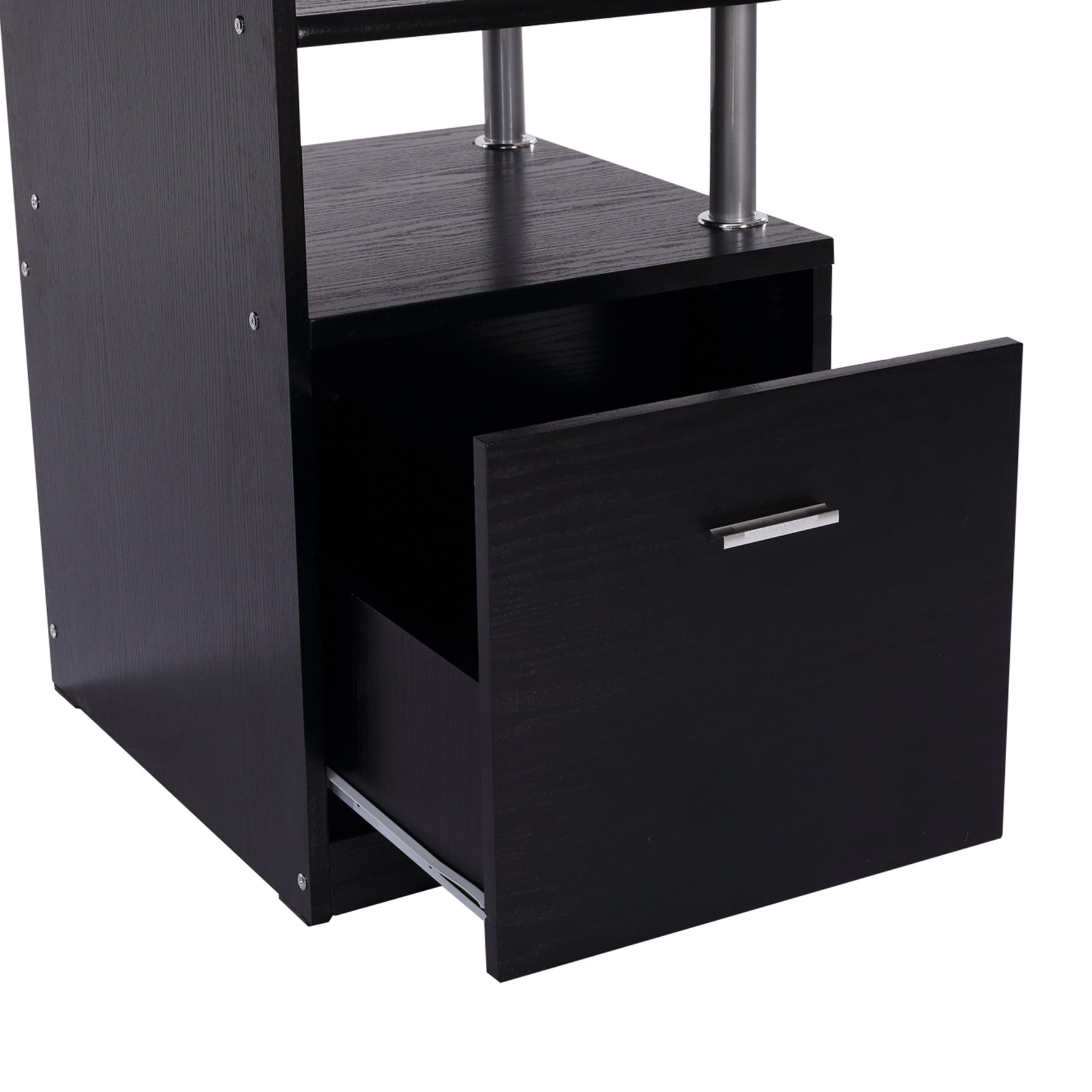 Luxe Parc enclos modulable pour Chien 8 Panneaux Porte verrouillable Acier époxy Noir