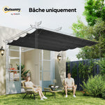 Toile de toit de rechange pour pergola toile de remplacement protection solaire Anti-UV 30+ pour pergola de 3 x 2 m