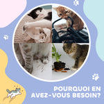 Tunnel pour chat intérieur jouets pour chats avec balle suspendue entrées multiples en sisal 98 x 30 x 30 cm gris