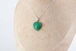Pendentif | Coeur en Aventurine verte