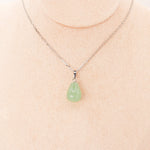 Pendentif | Goutte en Aventurine verte
