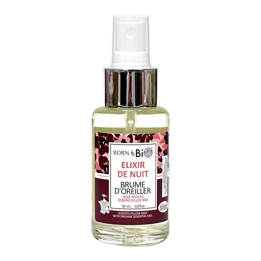 Brume d'oreiller Elixir de Nuit aux huiles essentielles Bio