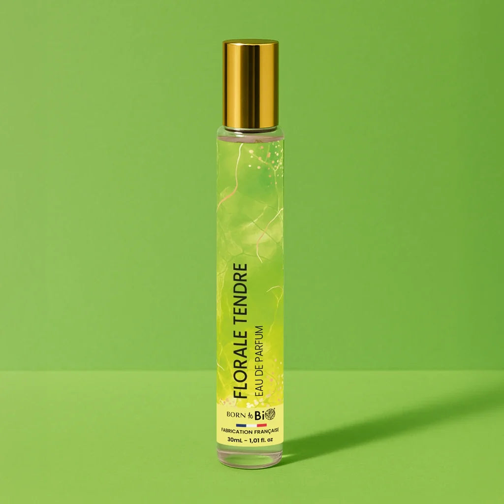 Florale Tendre – Eau de Parfum Bio | Agrumes Pétillants, Floral Solaire & Vanille