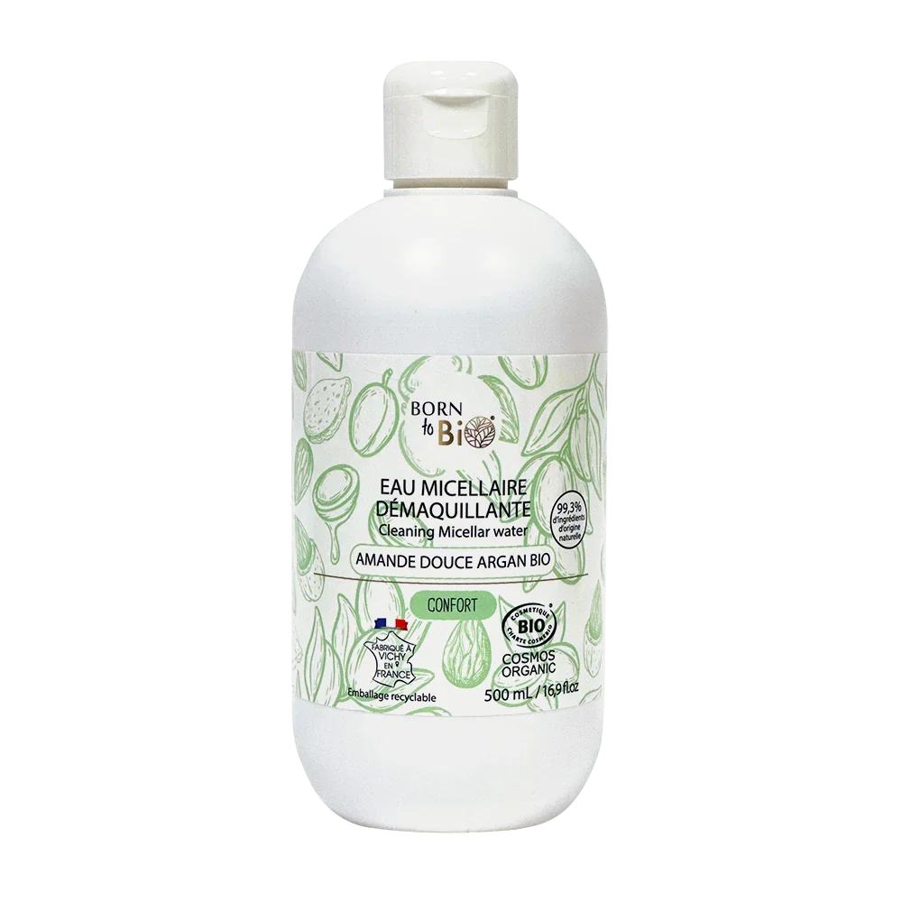 Eau Micellaire Démaquillante Amande Douce Argan - Certifiée Bio-2