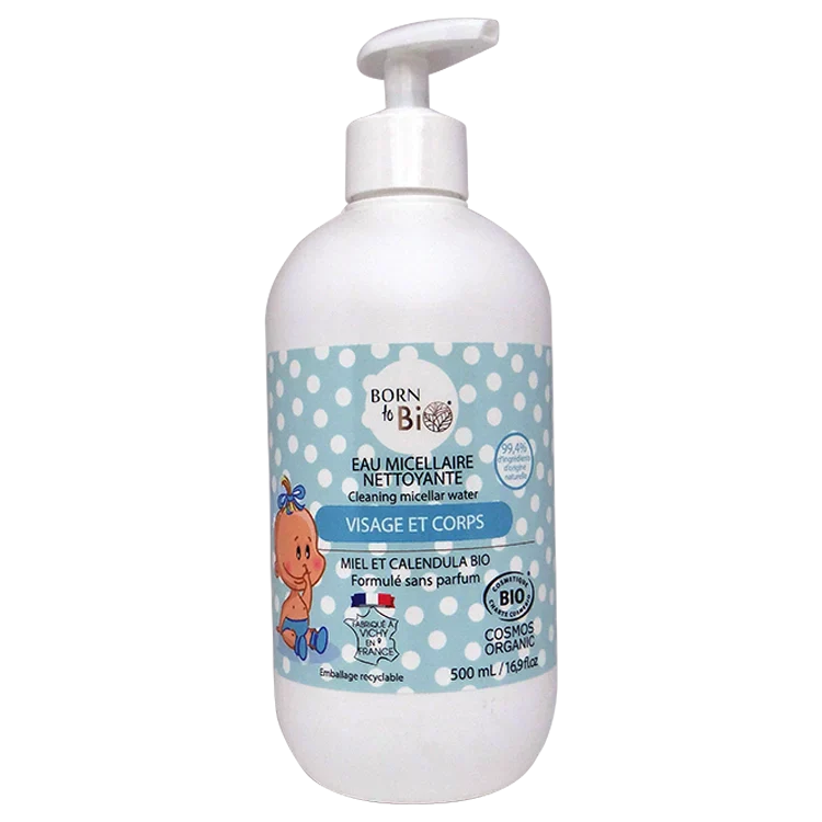 Eau Micellaire Nettoyante pour Bébé - Certifiée bio
