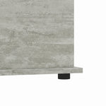 Coffre de Rangement, Banc de Rangement avec Couvercle Rabattable et Charnières de Sécurité, 80 x 40 x 45 cm, Gris