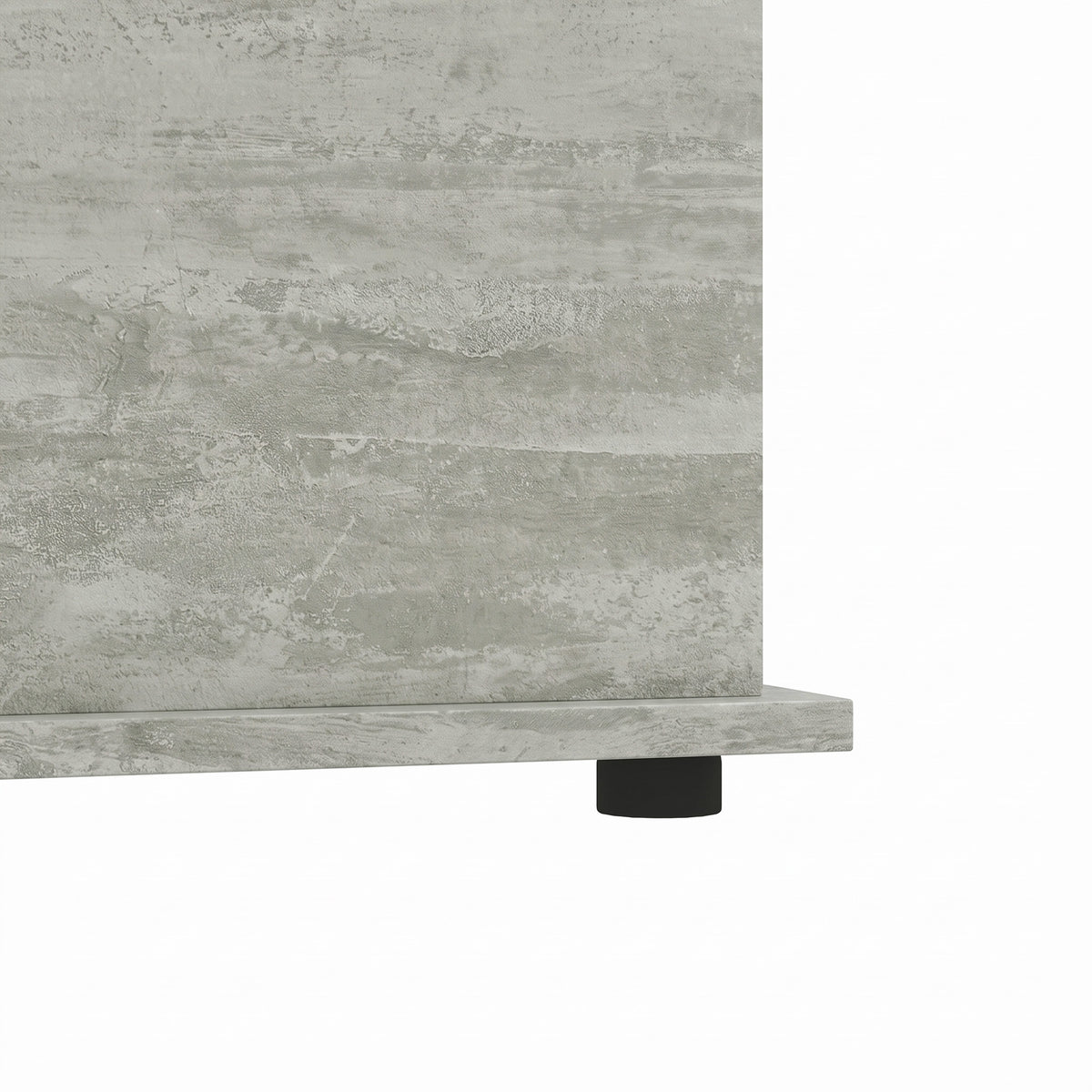 Coffre de Rangement, Banc de Rangement avec Couvercle Rabattable et Charnières de Sécurité, 80 x 40 x 45 cm, Gris